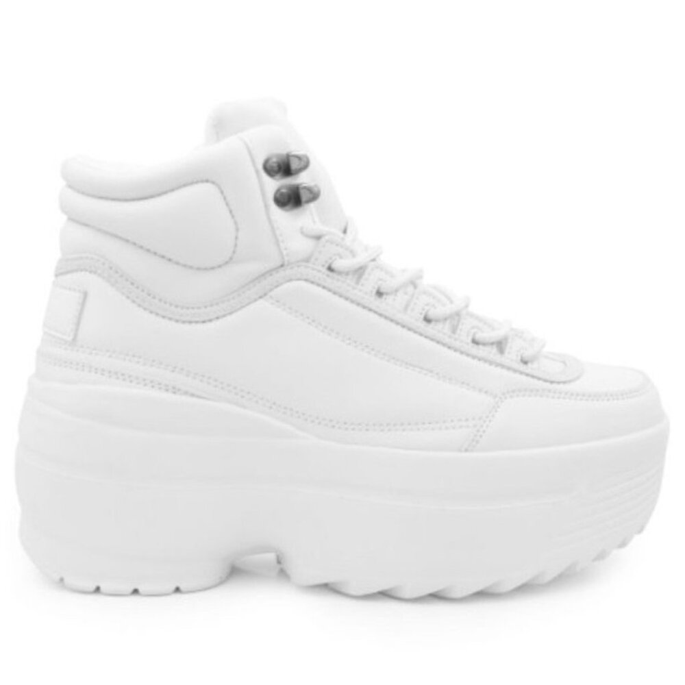 MACY 01 Cloudwalkers White Platform Sneakers